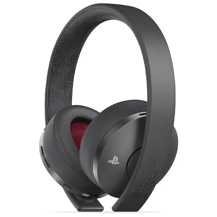 هدست گلد بی‌سیم استریو برای پلی‌استیشن سری جدید نسخه PlayStation Gold Wireless Stereo Headset The Last of Us Part II Limited Edition کارکرده