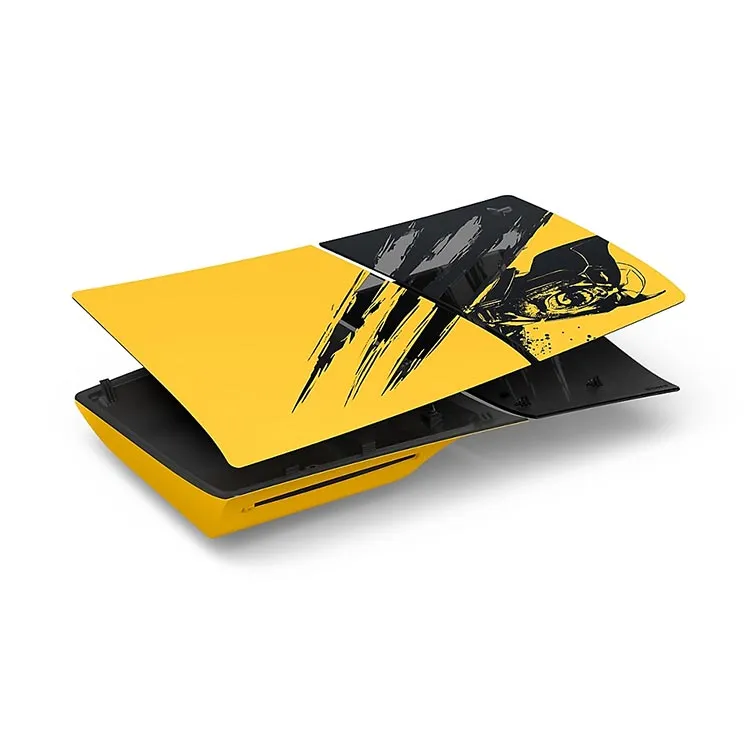 فیس پلیت اورجینال PS5 Slim طرح بازی Marvel's Wolverine Battle Yellow Limited Edition - Thumbnail 3
