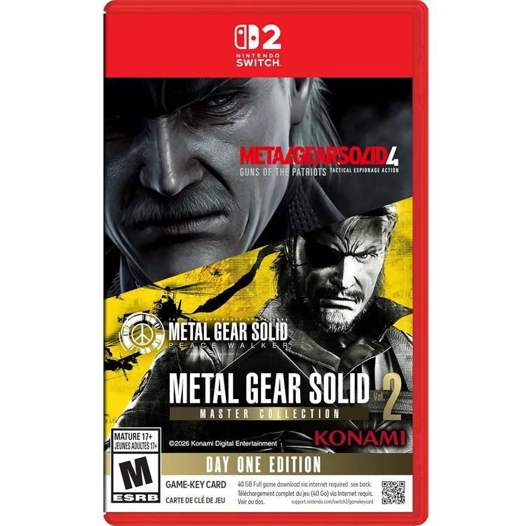 بازی Metal Gear Solid Master Collection Vol. 2 Day One Edition پلمپ برای NINTENDO SWITCH 2