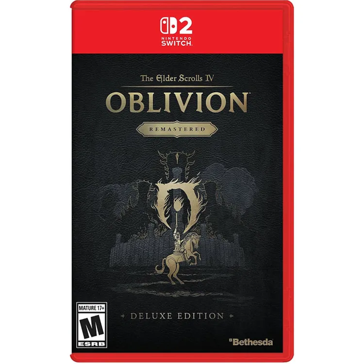 بازی The Elder Scrolls IV: Oblivion Remastered Deluxe Edition پلمپ برای NINTENDO SWITCH 2