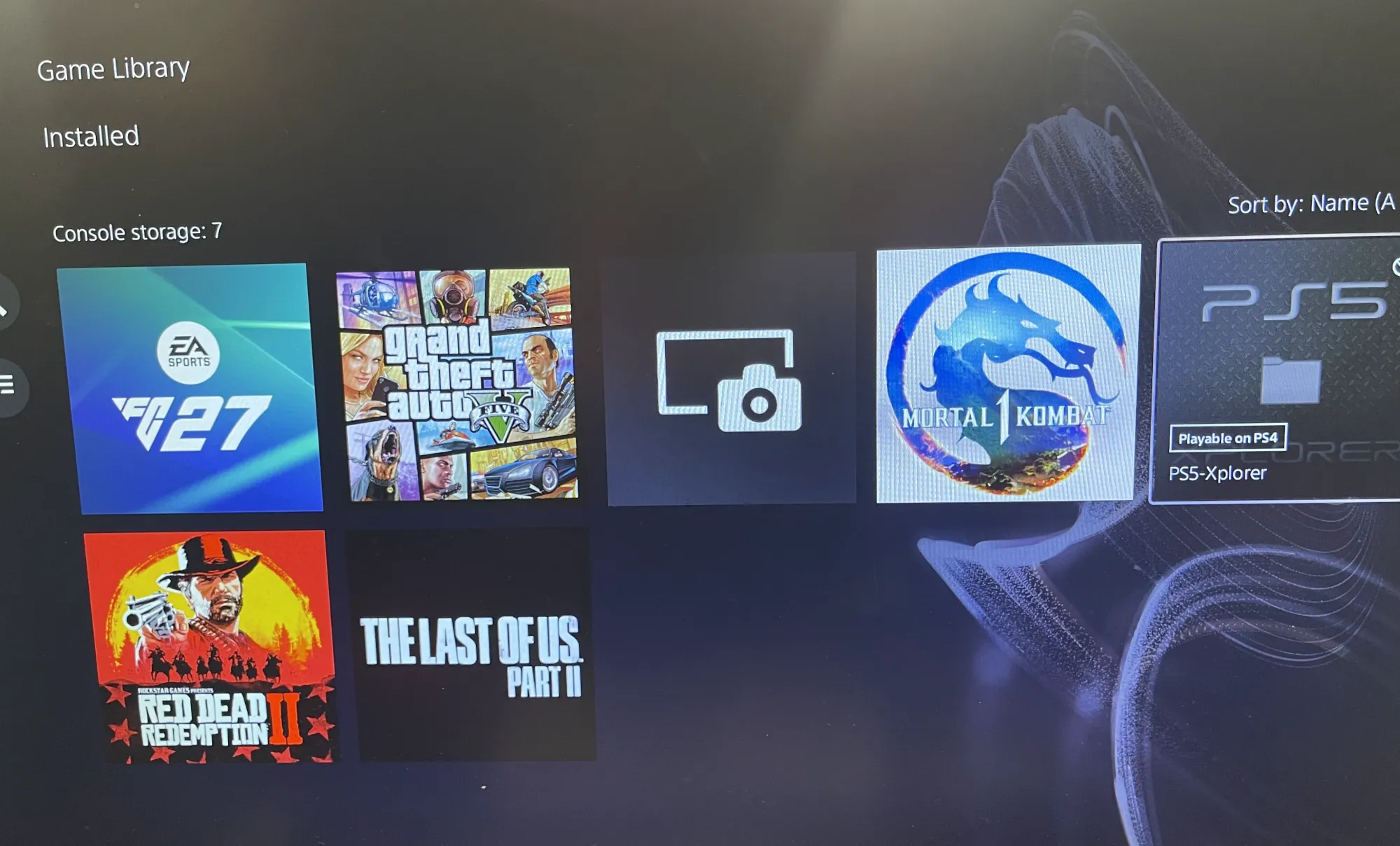 کنسول بازی playstation 5 Fat standard سری 1115 ریجن آمریکا کارکرده (کپی خور با بازی ورژن 13.60) - Thumbnail 1