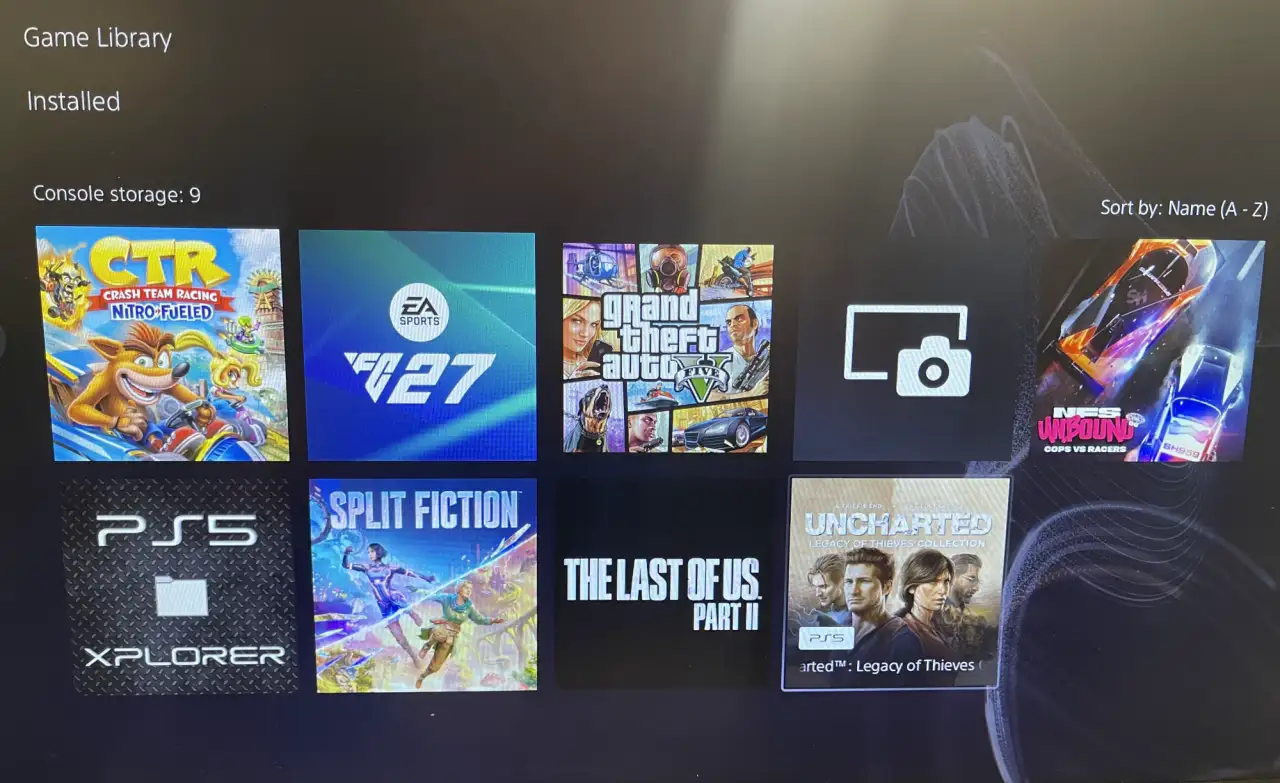 کنسول بازی playstation 5 Fat standard سری 1116 ریجن اروپا کارکرده (کپی خور با بازی ورژن 13.60) - Thumbnail 1